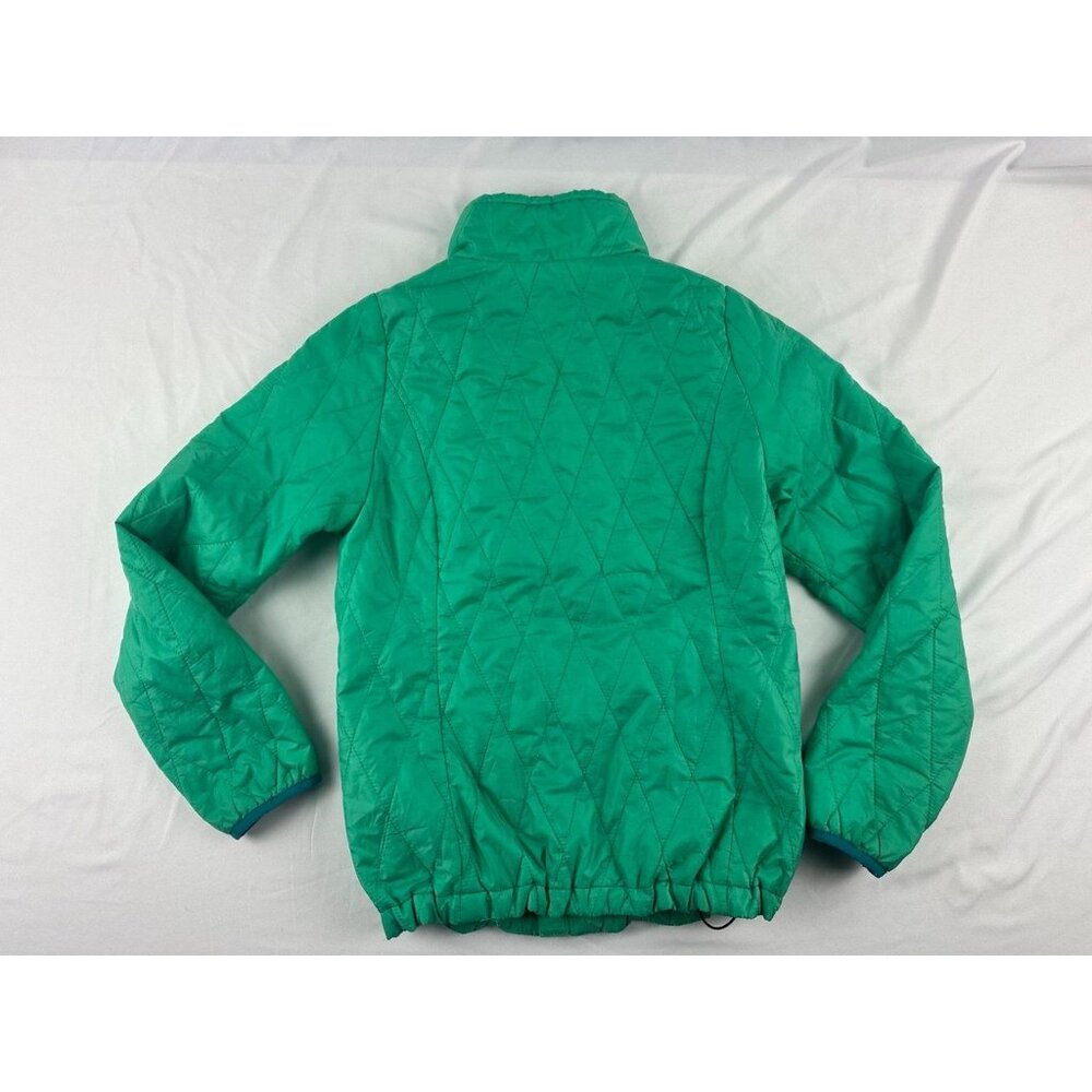 Patagonia Nano Puff Jacket Girls Large 12 Green Primaloft Insulated Puffer - Picture 2 of 6